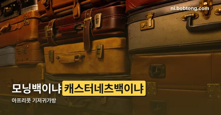 아프리콧 기저귀가방 정리 썸네일