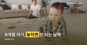 8개월 아기 정리 썸네일